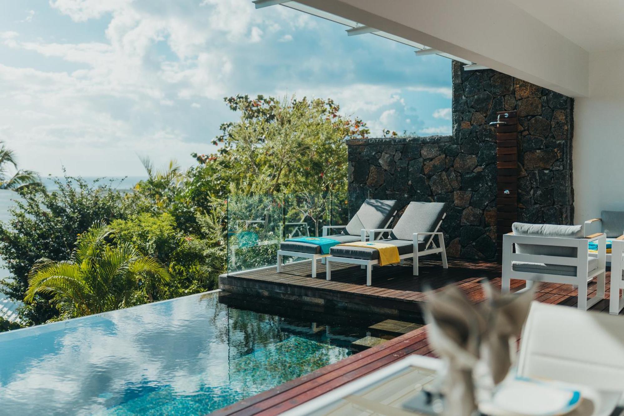 Appartement De Luxe Piscine Et Vue Mer Rivière Noire Eksteriør bilde