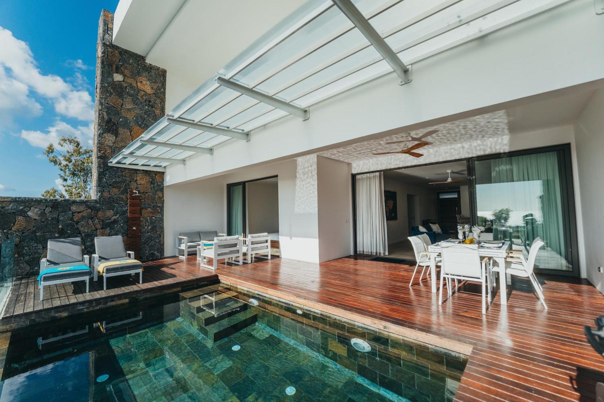 Appartement De Luxe Piscine Et Vue Mer Rivière Noire Eksteriør bilde