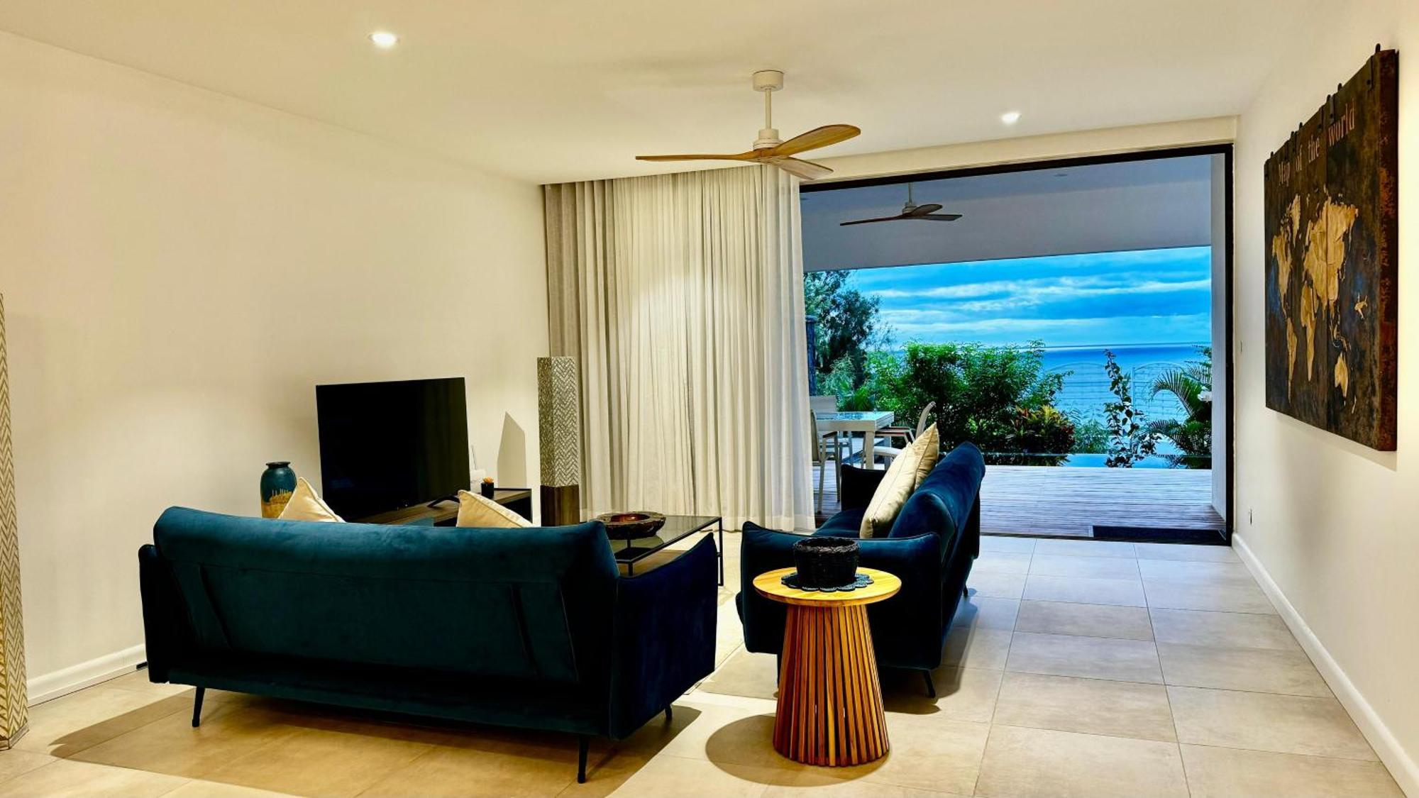 Appartement De Luxe Piscine Et Vue Mer Rivière Noire Eksteriør bilde